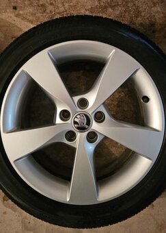 ALU kola 16" Fabia 3 Rapid 5x100 215/45 R16 - 3