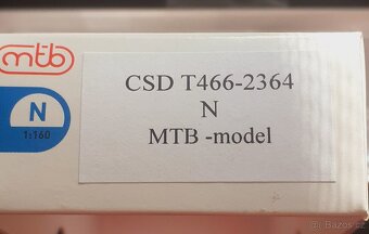 Lokomotiva T466-2364 v meritku N - 3