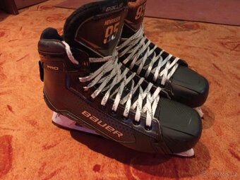 Brankářské brusle Bauer PRO,custom,vel.10,šířka FIT2 až FIT3 - 3