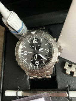Duochronograf Sinn Diapal 757 UTC GMT - 3