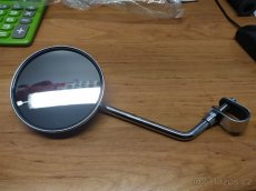 ZRCÁTKO S OBJÍMKOU CHROMOVANÉ JAWA, ČZ - NOVÉ - 3