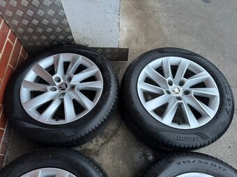 Alu 17" 5x112, škoda Stratos , letní 80% TOP SUP3 - 3
