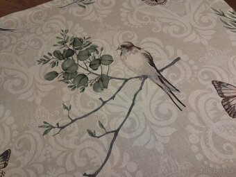 Čtvercový ubrus...ptáčci na větvičce - 3