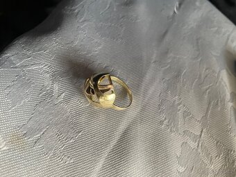 Dámský zlatý prsten 585 14k - 3