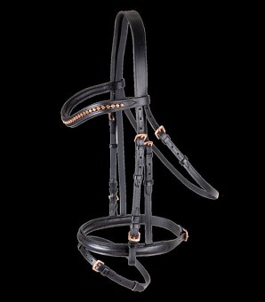 Uzdečka Rosegold COB + FULL - 3