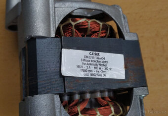 Motor z automatické pračky, TYP C.E.SET.,195V - 2A - 600W - 3