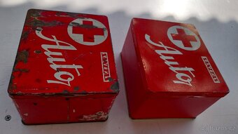 Retro autolékárničky,nádoby na mléko, košík - 3