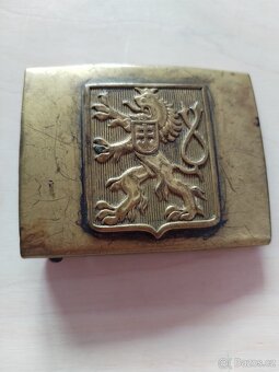 Vojenská Mosazná Přezka 1.Republika - 3