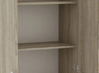 DOVOZ MOŽNÝ policová skříň dub sonoma 70x180x35 cm - 3