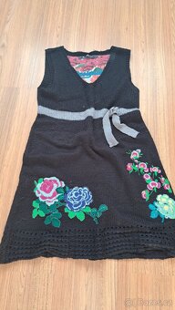 Desigual pletené šaty vel.M - 3