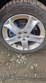 Alu kola peugeot 407 "17" zimni pneu - 3