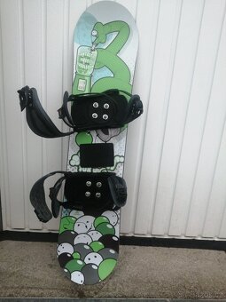 snowboard 108 + boty 23 - 3