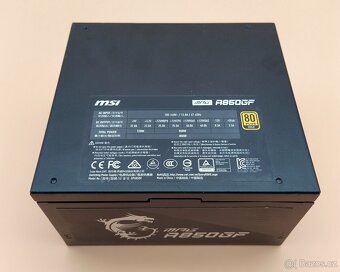 Prodám PC zdroj MSI MPG A850GF Gold - 3