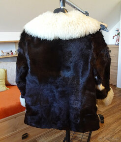 LUXUSNÍ DÁMSKÝ KOŽICH RUČNÍ VÝROBA - 3