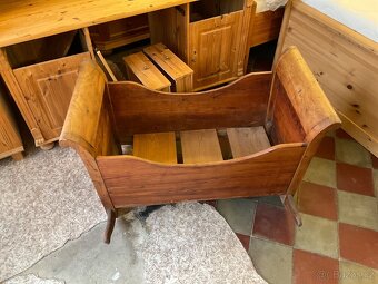 Starožitná kolíbka  masív - 3