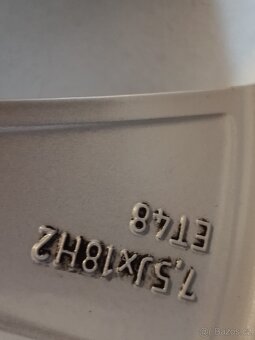 Alu Škoda Braga R18 5X112 Letní PNEU 224/45 R18 TOP STAV - 3