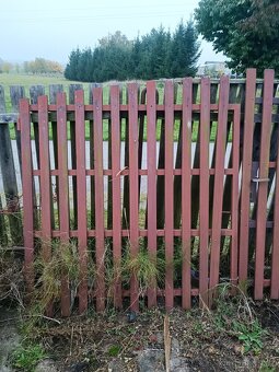 Vrata dvoukřídlá, šířka 2x145 cm, výška 130 cm - 3