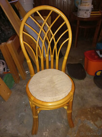 Ratanová židle a stolek - 3