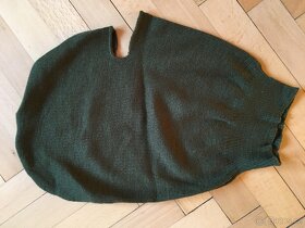 Kukla pletená khaki, nová, cena 100 Kč - 3
