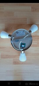 NOVÉ chromové tříbodové stropní LED svítidlo - 3