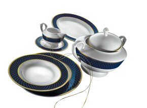 Zepter Porcelán Cobalt Royal kompletní set pro 12 osob - 3