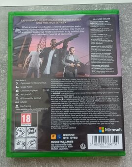 Prodám hru GTA 5 na Xbox Series X – nová, jen rozbalená - 3