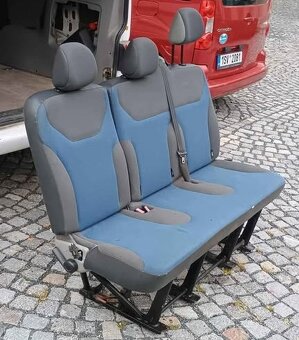 Renault Trafic II Sedačka sedadlo lavice druhé řady - 3