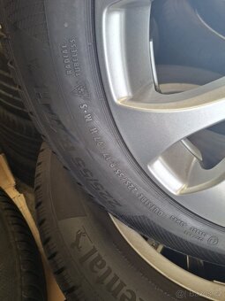 Alu kola Mercedes, 225/55 R17, zimní pneu - 3