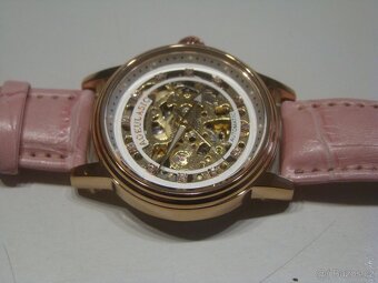 Dámské skeletové automatické hodinky - nové - 3