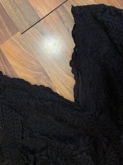 Nové černé krajkové šaty, vel XS, CA, Yessica - 3