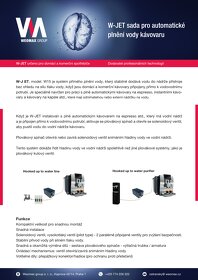 W-JET sada pro automatické plnění vody kávovaru - 3