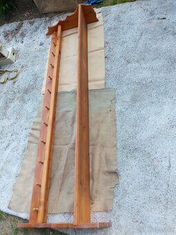 Dřevěná retro -  ozdobná police - 3