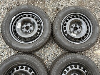 Zimní plechové disky VW 5x112 6,5J ET41 215/60 R16 Pirelli - 3