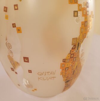 Skleněná váza Gustav Klimt (GOEBEL) - 3