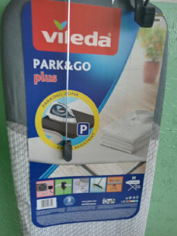 NOVÉ velké žehlící prkno VILEDA se zásuvkou - 3