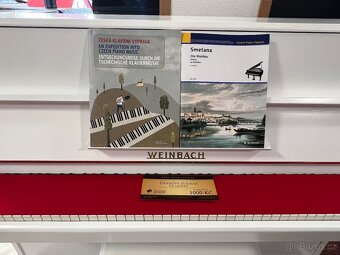 Bílé pianino Weinbach-Petrof se zárukou a doprava zdarma. - 3