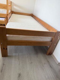 Postel z masivu - buk 90x200 - 3