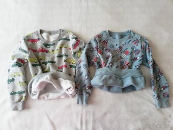 2x zateplená mikina pro chlapce, vel.122/128 - 3