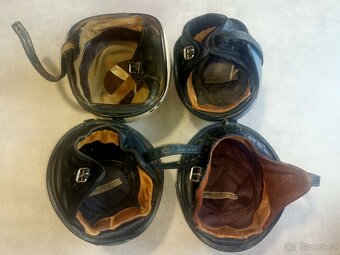 4x stará moto helma - 3