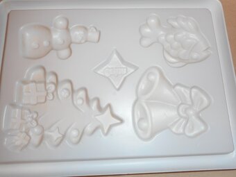 Retro plastové vánoční formy - 3