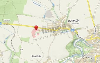Prodej parcely 1000 m2 k investici, v Domašíně u Vlašimi 45  - 3