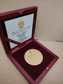 70g Au, 2x zlaté mince 10 dukáty Bratislavská korunovace - 3