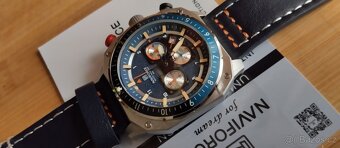 masivní pilotské hodinky NAVIFORCE US ARMY chronograf - 3