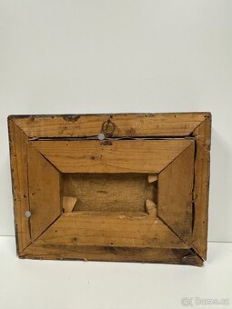 Starožitná olejomalba na plátně - 3