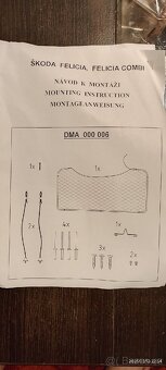 Síť pod zadní plato original Škoda Felicia DMA000006 - 3