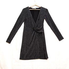 Zavinovací šaty černý PULL & BEAR - 3
