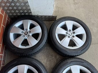 Alu 15" 5x100 škoda MATO letní 80% Rapid,F3, TOP - 3