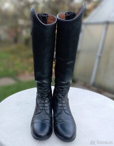 Jezdecké vysoké boty EQUITHEME PRIMERA LISSE, vel. 37S - 3