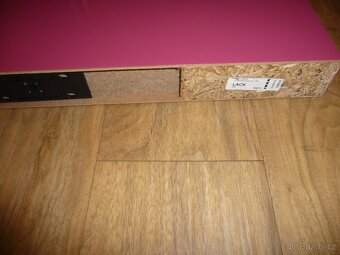 Nástěnná police IKEA Lack 110 cm růžová - 3