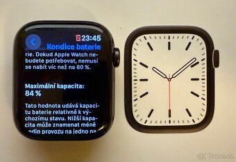 Apple Watch 7 45mm Nerez + Milánský tah Grafitový - 3